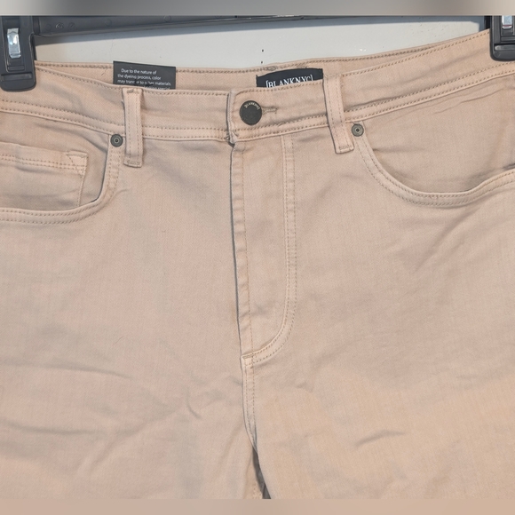 Blank NYC Wooster Slim Fit Shorts Tan Beige Size 38 NWT 10.5" Inseam $78 MSRP - Picture 2 of 15